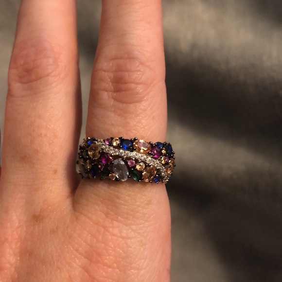 Multicolored Gemstone Bella Luce Ring - Picture 3 of 5